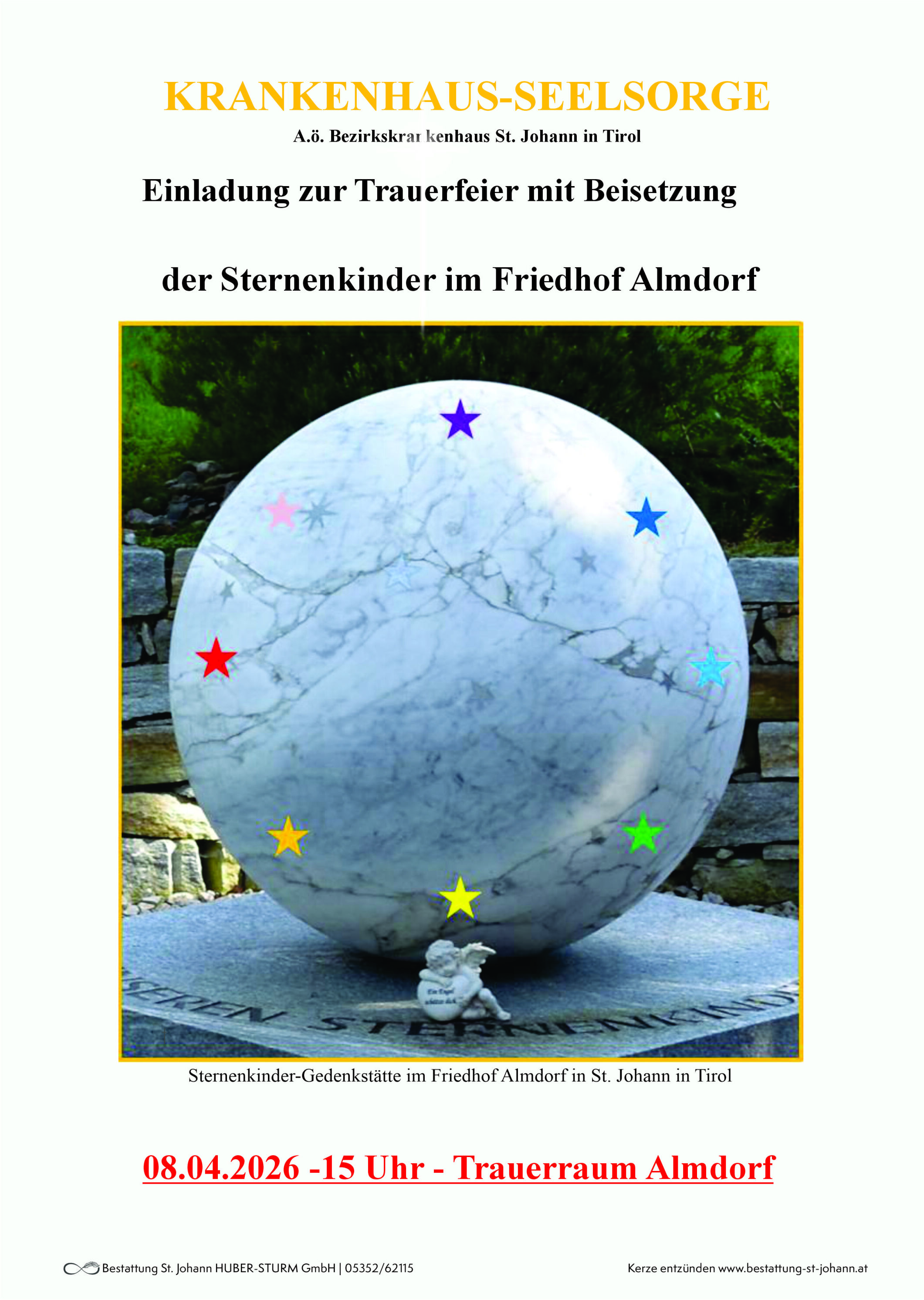 Sternenkinder Trauerfeier